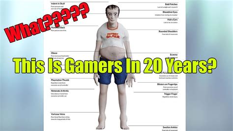 Ridiculous Study Claims Gamers Will Look Like This In 20 Years What