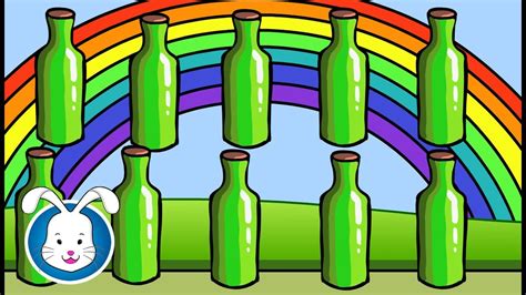 Ten Green Bottles Counting Song Kids Songs And Little Baby Nursery