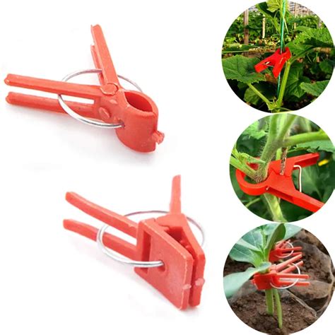 Garden Graft Clip Plastic Plant Support Clips Anti Fallclamps For