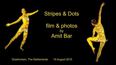 Art Video Stripes Dots Body Painting By Amit Bar Youtube
