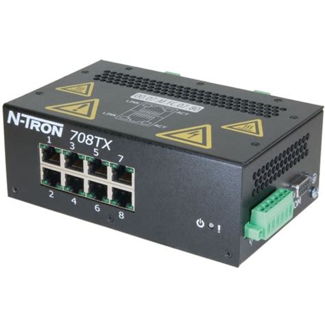Red Lion N Tron 700 Series Fully Managed Industrial Ethernet Switch