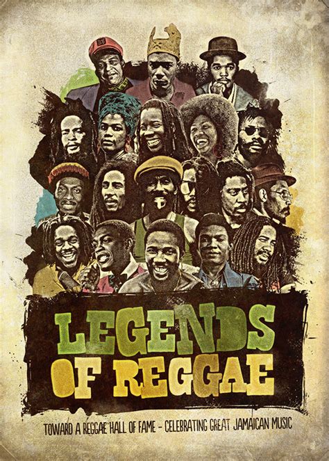 Legends Of Reggae Poster On Behance