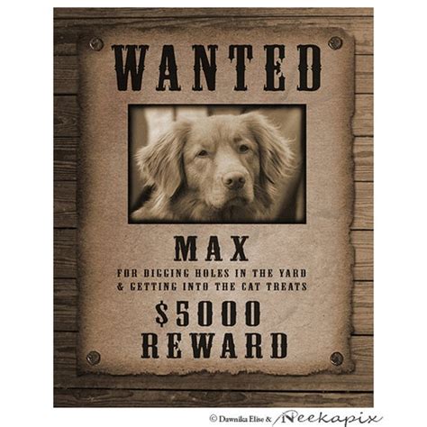 Items Similar To Wanted Poster 8x10 Printable Digital File Of Wanted