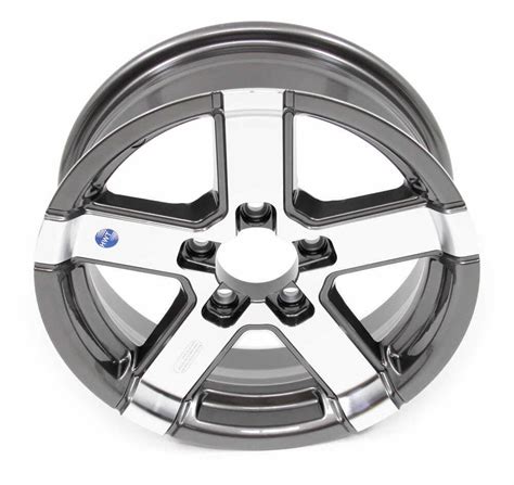 Aluminum Hwt 07 Series 5 Spoke Trailer Wheel 15 X 5 5 On 4 12