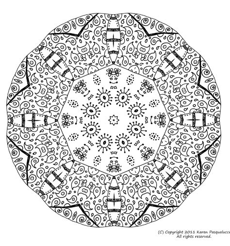Here Are Difficult Mandalas Coloring Pages For Adults To Print For Free