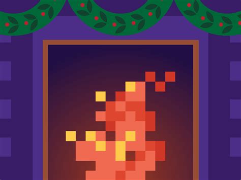 Pixel Fireplace By Tim Eggert On Dribbble