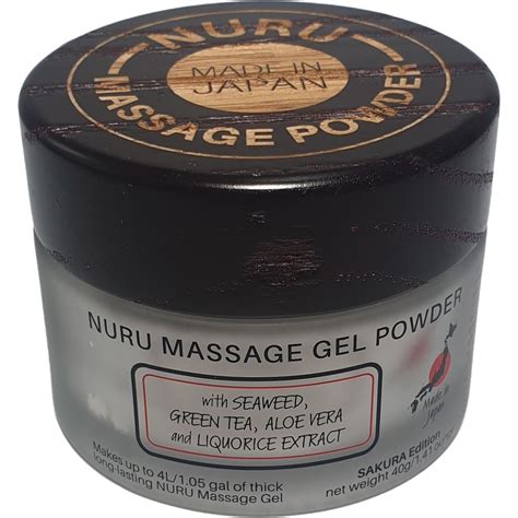 made in japan nuru massage gel powder sakura edition japanisches massagegel pulver 0 04 kg