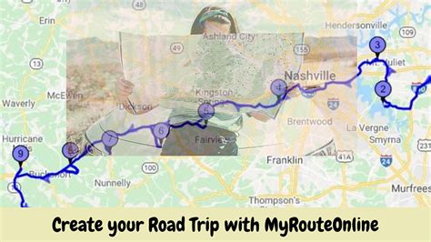 Road Trip Planner With Stops Myrouteonline