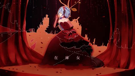 Anime Girls Red Dress Hatsune Miku Vocaloid Wallpaper