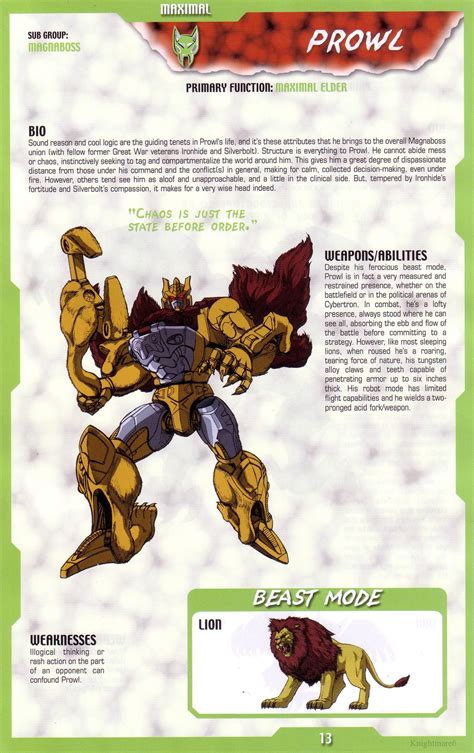 Transformers Beast Wars Sourcebook Paperback Page 2 Transformers