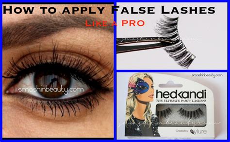 Here we teach you apply makeup in a simple way like a professional. How to apply false lashes like a pro makeup artist makeup 101 makeup for beginners - SmashinBeauty