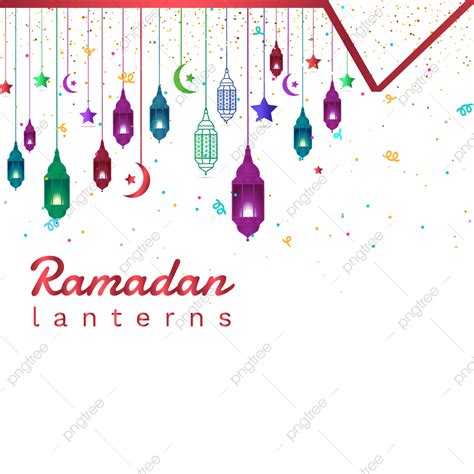 Gambar Kreatif Menakjubkan Lentera Ramadan Perayaan Muslim Latar