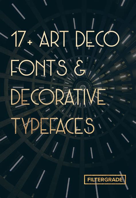 Art Deco Fonts Inspiration Decorative Typefaces To Try Filtergrade Art Deco Font Deco