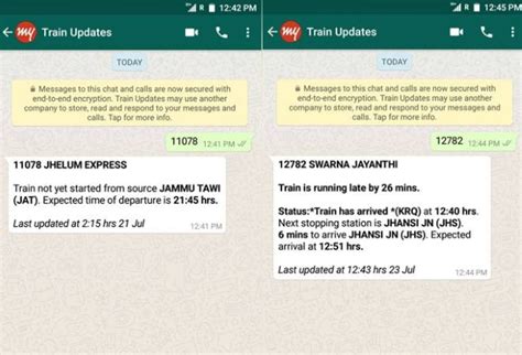 Cricket, tennis, f1 gp, hind & english news, celebrities, entertainment, bollywood, narendra modi, salman, aamir, srk, sunny leone, devotional duta offers these channels & services to subscribe, add the number to your contact list then add the new contact to an existing or new whatsapp group. Now You Can Check Your Indian Railway IRCTC Train Status ...