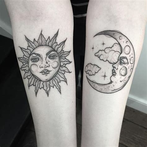 Sun And Moon Tattoos Tattoo Ideas And Inspiration Matching Couple