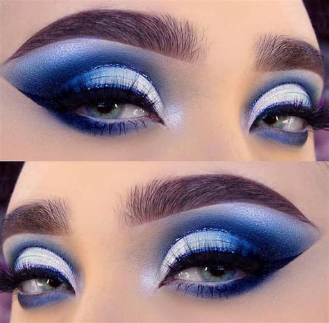 Blue Eye Makeup Browneyemakeup Winter Eye Makeup Dramatic Eye Makeup Blue Eye Makeup