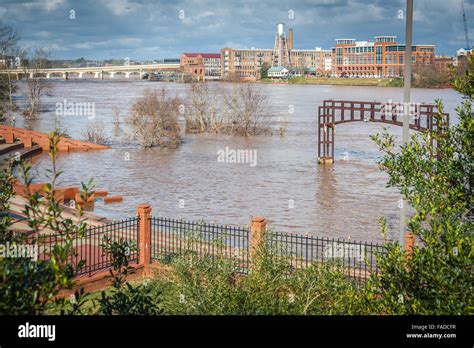 Flooding Of The Chattahoochee River At The Phenix City Amphitheater