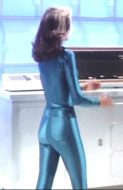 Picture Of Erin Gray Erin Gray Disco Pants Grey Pictures