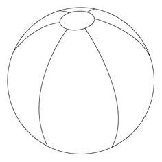 Have fun discovering pictures to print and drawings to color. Beach Ball Colouring - ClipArt Best