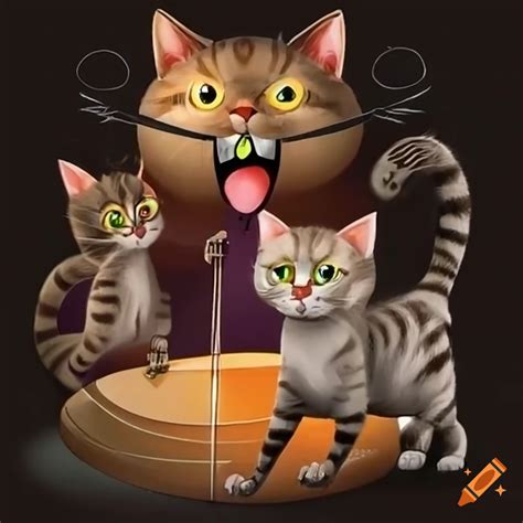 Cats Playing Musical Instruments