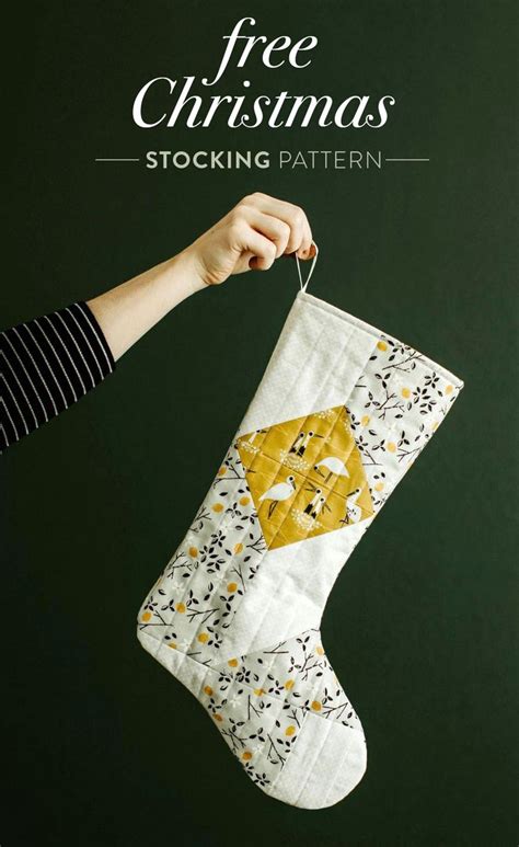 FREE Quilted Christmas Stocking Pattern Suzy Quilts Quilted