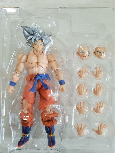 Custom Mastered Ultra Instinct Goku Dragonball Sh Figuarts Toys