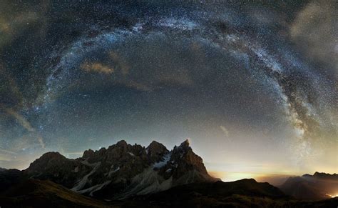 Starry Nights Over Italy Dolomites World Photography Space