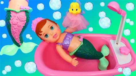This disney princess ariel bath doll is ready to make a royal splash at bath time. Ariel Color Changing Mermaid Doll Bubble BATH TIME Secret ...