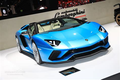 Lamborghini Aventador S Roadster Parades Blu Aegir Color In Frankfurt