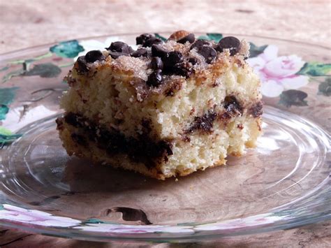 Chocolate Chip Cinnamon Coffee Cake From Scratch Sour Cream In
