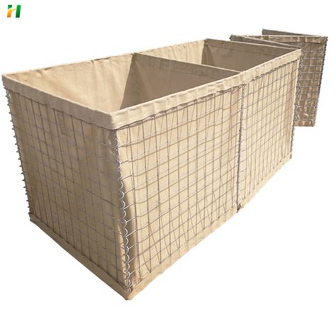 Hot Dipped Galvanized Hesco Barrierswelded Defensive Barriers For