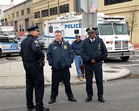 nypd police officers mott haven bronx new york city flickr