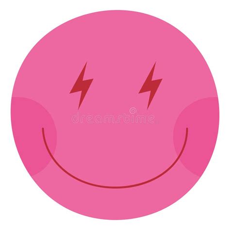 Pink Emoji Design Stock Vector Illustration Of Smile 264976994