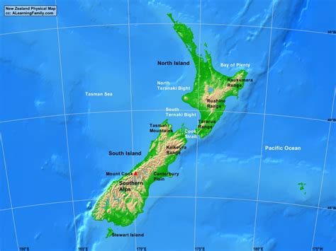 Nueva Zelanda Relieve La Guía De Geografía