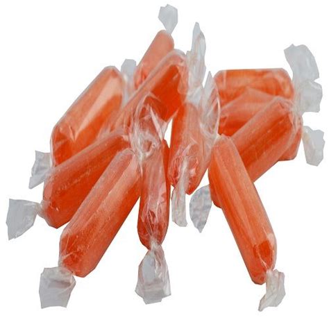 Tangerine Hard Candy Rods 3 Lb Bag Orange Candy