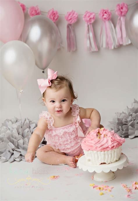 Cake Smash Baby Girl 1st Birthday 1st Birthday Girls Cake Smash