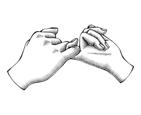 Hand Drawn Pinky Promise Royalty Free Vector Image The Best Porn Website