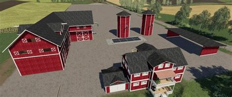 FS19 Farm Buildings Pack v 1 1 Buildings Mod für Farming Simulator 19