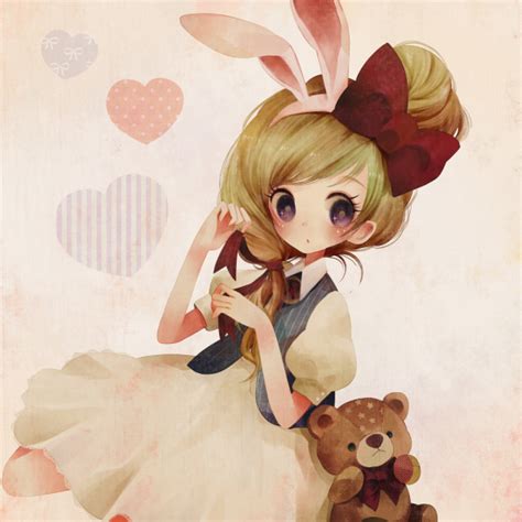 Anime Bunny Cute Girl Image 487725 On