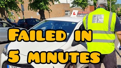 Failed In 5 Minutesreal Driving Test Videogoodmayes Morning Time Test Routepractical Driving