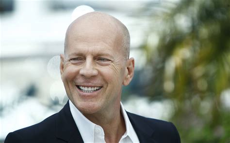 Download Wallpapers Bruce Willis Smile American Actor Portrait