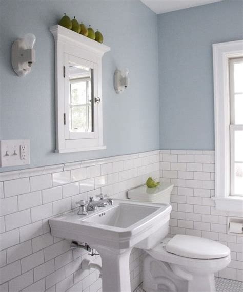 A bathroom with white flooring and fixtures need a bold and striking color to go with which is why the midnight blue is perfect for a bathroom that gets a lot of light. Top 10 Blue Bathroom Design Ideas