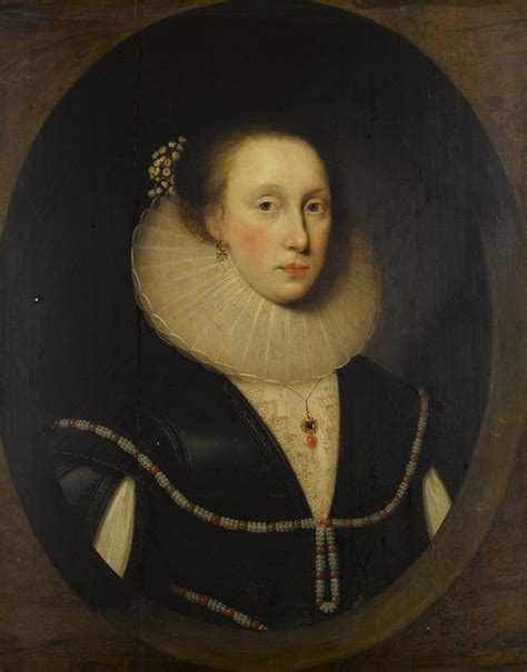 Cornelius Ceulen Portrait Of Lady Katherine Leveson 1598 1674 Half