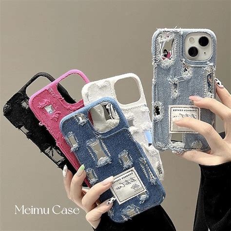 Denim Phone Case Etsy