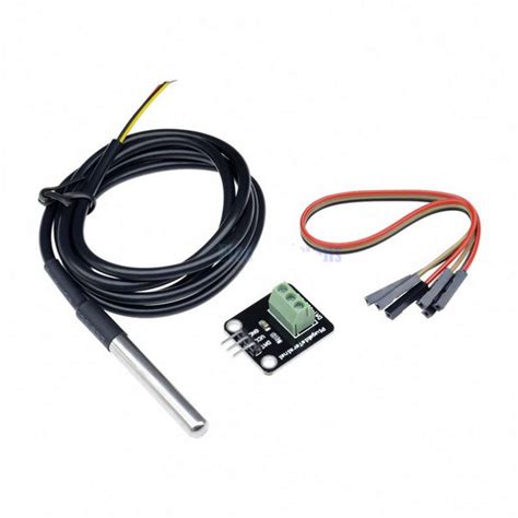 Modulo Sensor Temperatura Kit Arduino Compatible Modulo Ds18b20 Con Sonda Sumergible ⋆ Starware