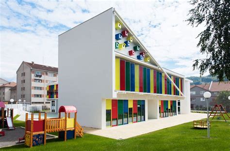 Bijelo Polje Kindergarten Building Montenegro Kindergarten Architecture