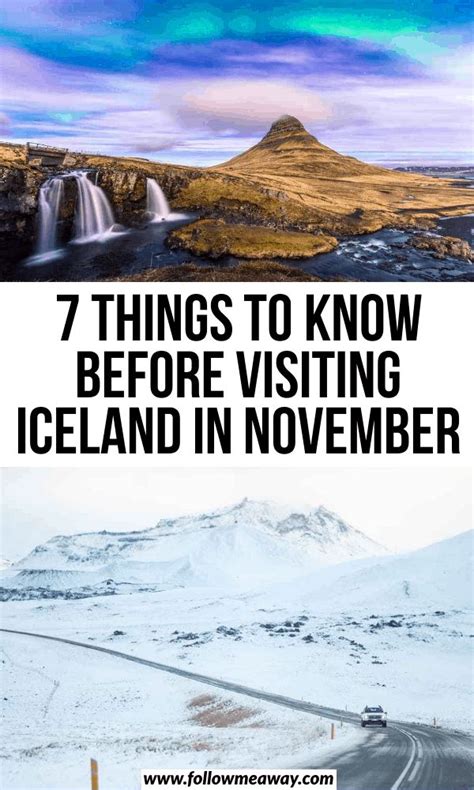 Iceland With Text Overlay That Reads Things To Know Before Visiting Iceland In November