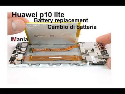 Your huawei p10 lite keeps crashing or won't charge. Huawei p10 lite battery replacement sostituzione batteria ...