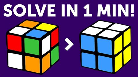 How To Solve A 2x2 Rubiks Cube In A Minute The Quickest Tutorial