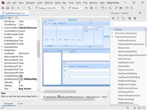 Using Third Party Windows Forms Controls With Rider The Net Tools Blog